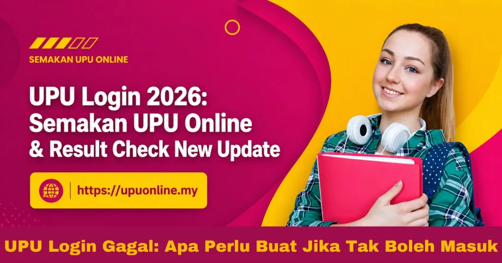 UPU Login Gagal: Apa Perlu Buat Jika Tak Boleh Masuk