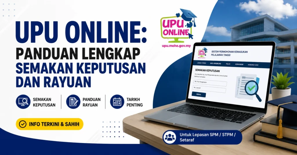 UPU Online: Panduan Lengkap Semakan Keputusan dan Rayuan