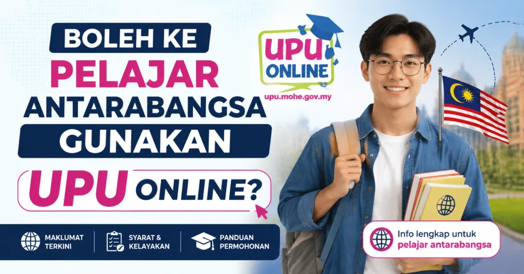 Boleh Ke Pelajar Antarabangsa Gunakan UPU Online?