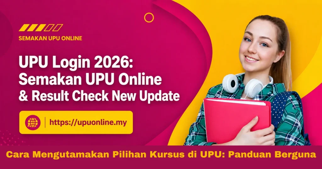 Cara Mengutamakan Pilihan Kursus di UPU: Panduan Berguna
