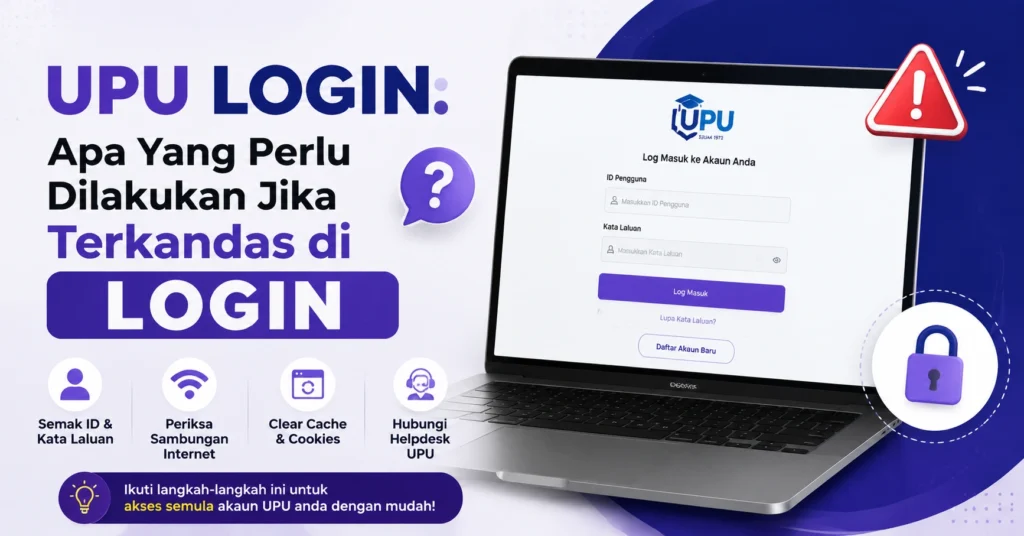 UPU Login: Apa Yang Perlu Dilakukan Jika Terkandas di Login