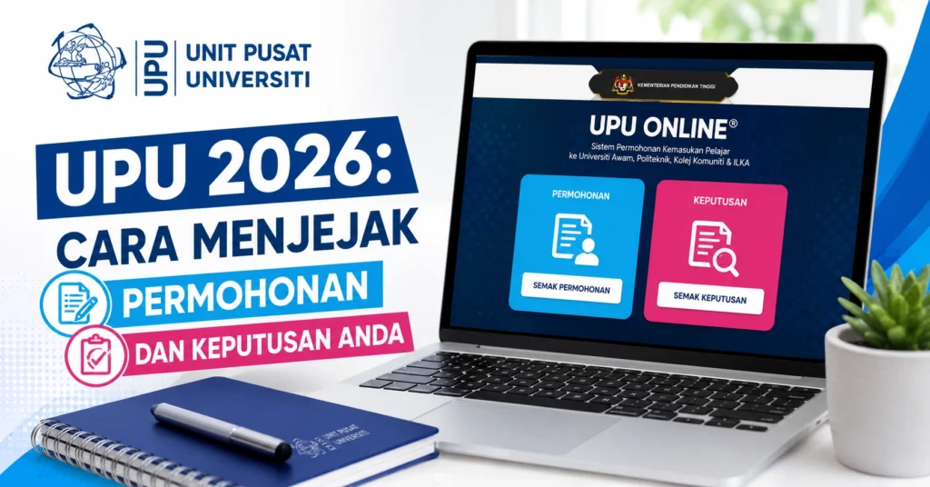 UPU 2026: Cara Menjejak Permohonan dan Keputusan Anda